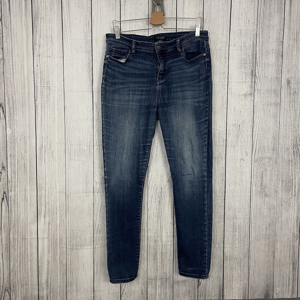 Judy Blue Women's 15 / 29 Dark Wash Mid-Rise Skinny Fit Denim Jeans JB82132DK - Picture 9 of 10